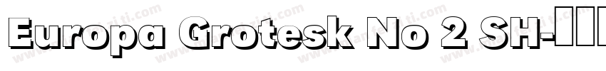 Europa Grotesk No 2 SH字体转换
